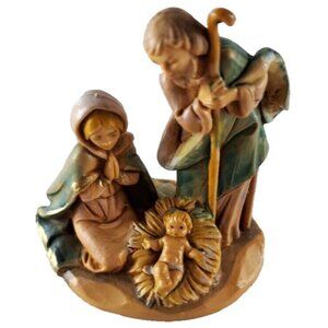 Vintage Fontanini Baby Jesus Mary Joseph Nativity Scene Figure 699 Italy 1987